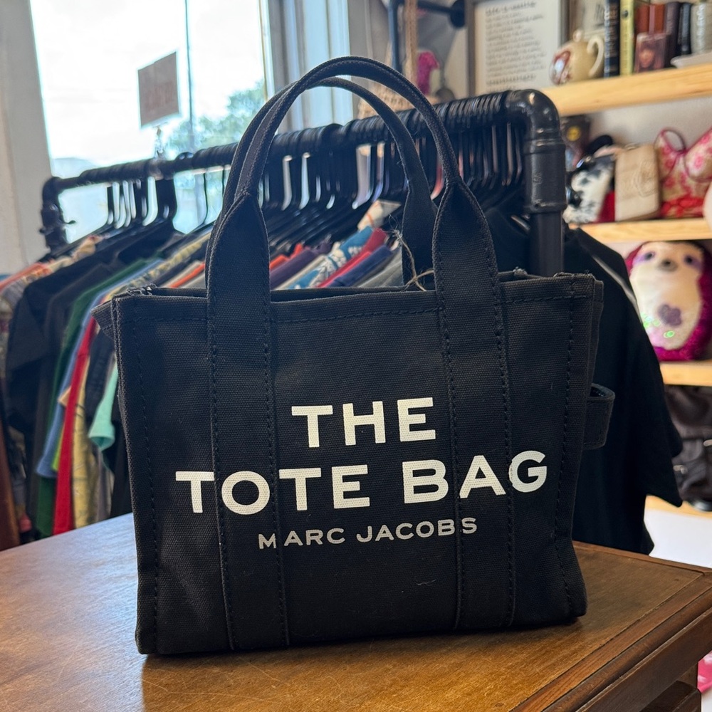 Marc Jacobs Brown Canvas Tote Bag